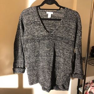 Black & White Knit Sweater